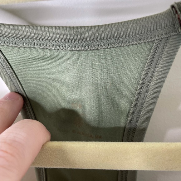 Athleta Army Green Athletic Tank Small* L16 - Picture 2 of 5